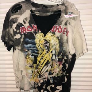 Distressed Iron Maiden Tshirt